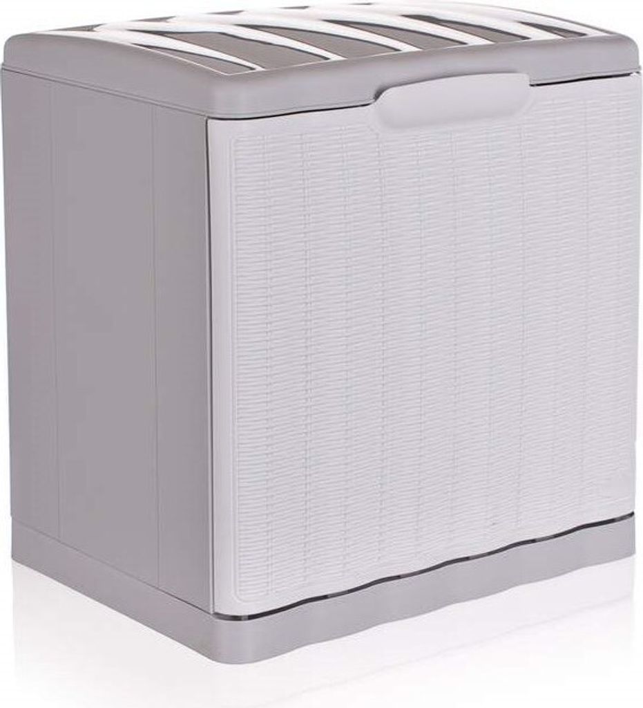 Stefanplast 30340 Schuhschrank-Box, Aufbewahren, In Rattanoptik aus Kunststoff, 40 x 30 x 40 cm