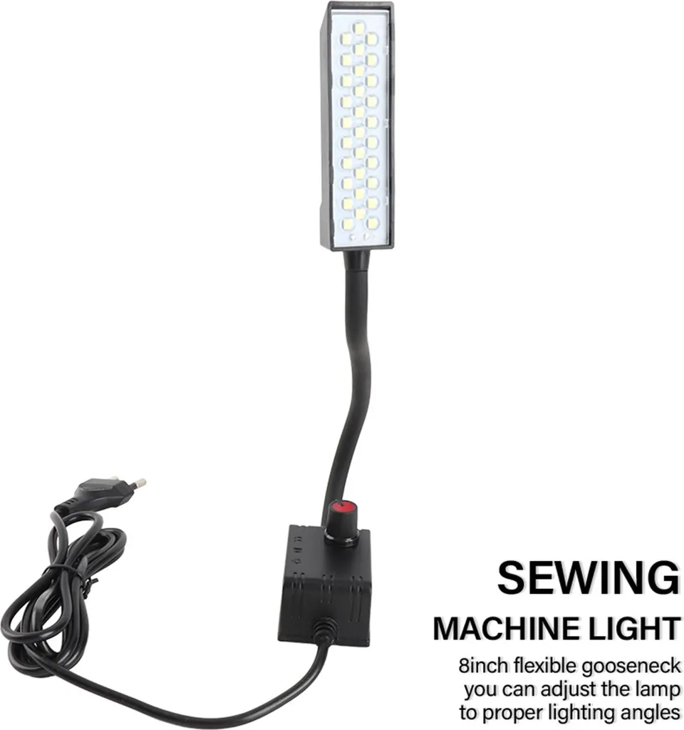 Lampe de Couture LED pour Travail de Précision - Fixation Aimantée 220V