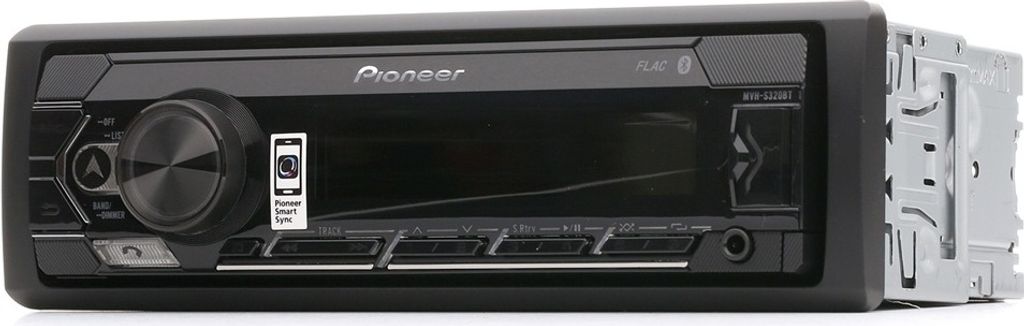 Pioneer MVH-S320BT, Schwarz, 1 DIN, 200 W, 50 W, Android, Produktbild 