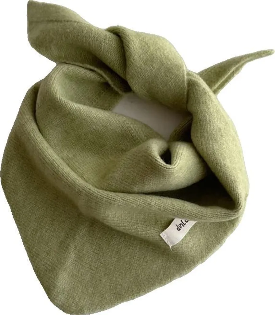 Scialle Verde Unisex Design Triangolare Cotone Cashmere Premium