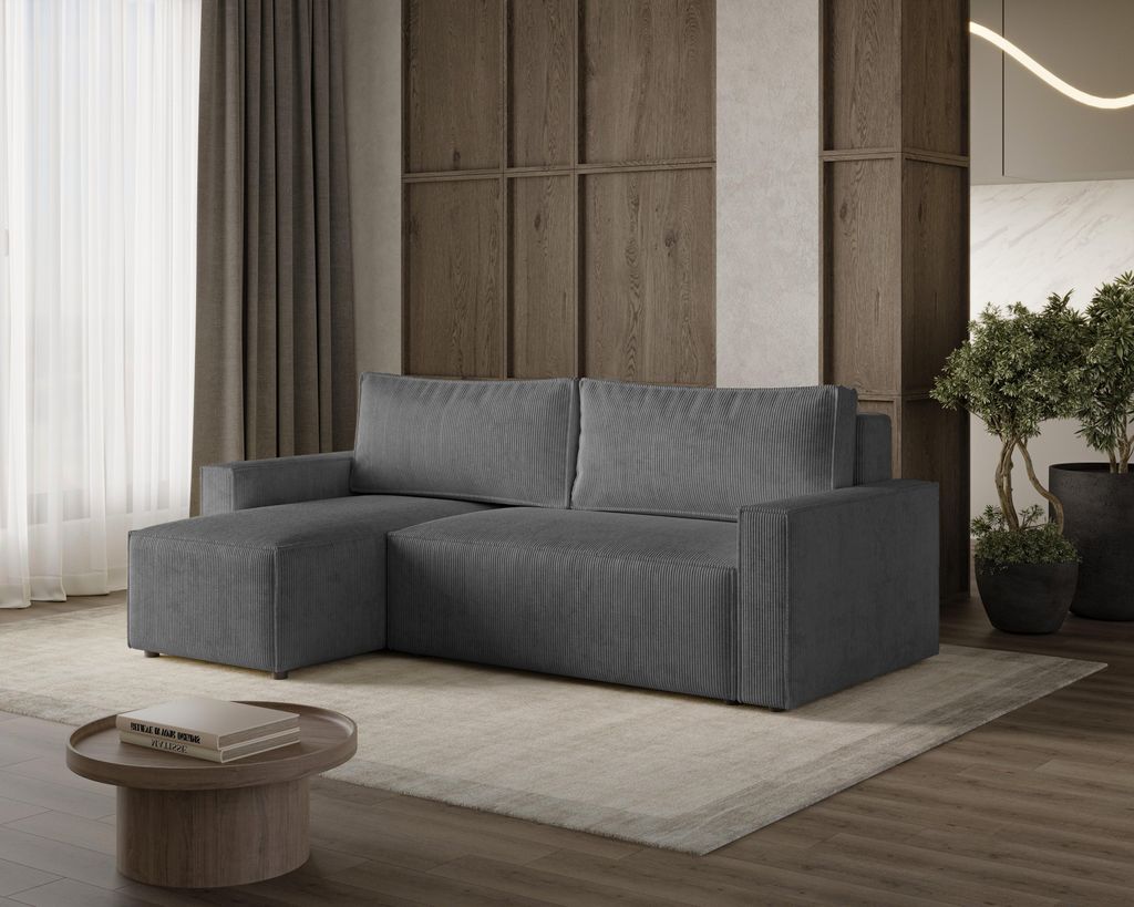 Ecksofa LIVIO S mit Schlaffunktion und Bettkasten, pet Produktbild 