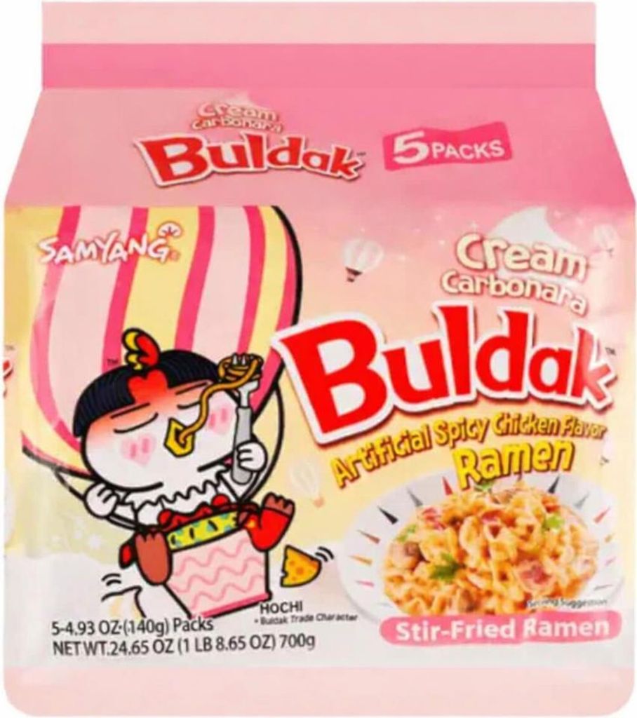 SAMYANG Buldak Cream Carbonara 140g Produktbild 