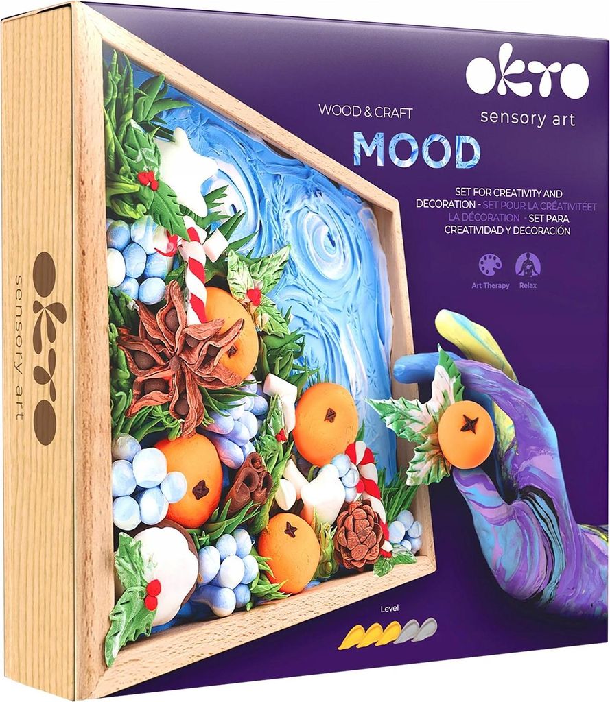 OKTO Wood&Crafts Creative Kit "Freude" 3D Bild Produktbild 