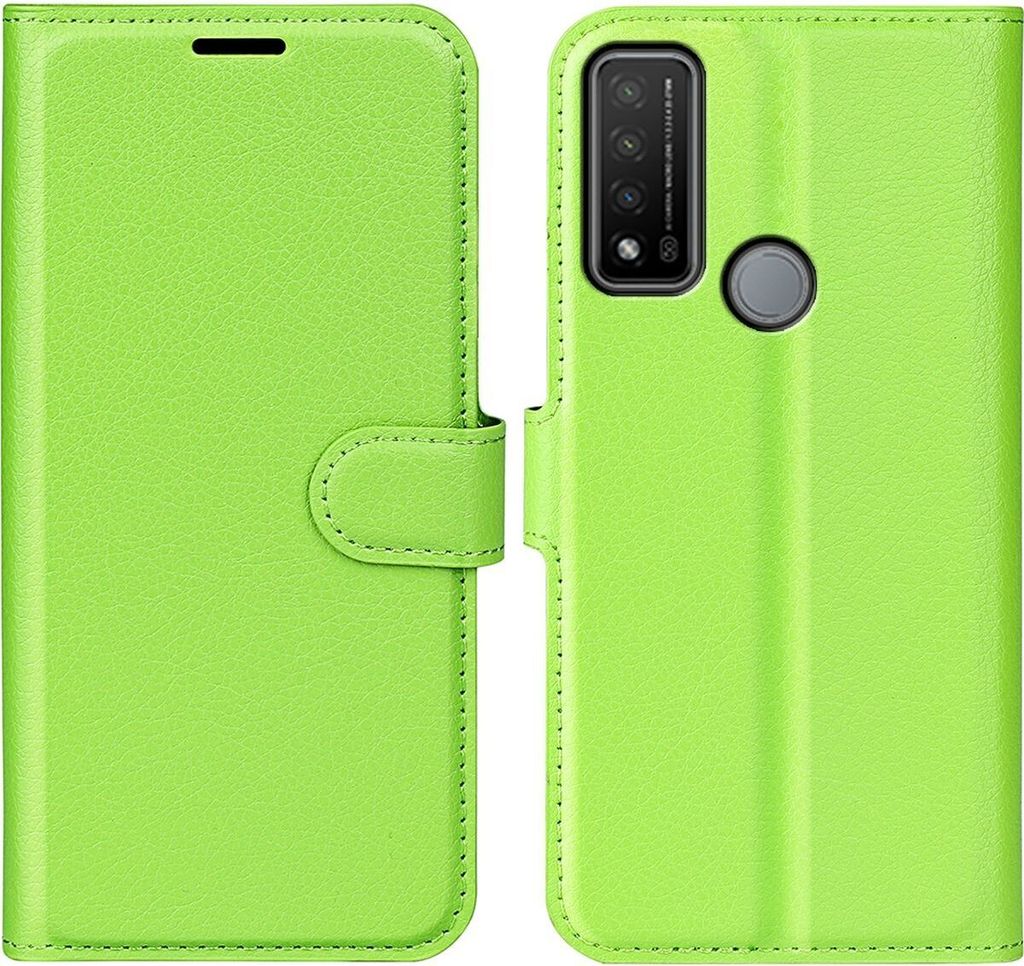 Mobigear Classic TCL 20 R 5G Hülle Klapphülle Geldbörse - Grün