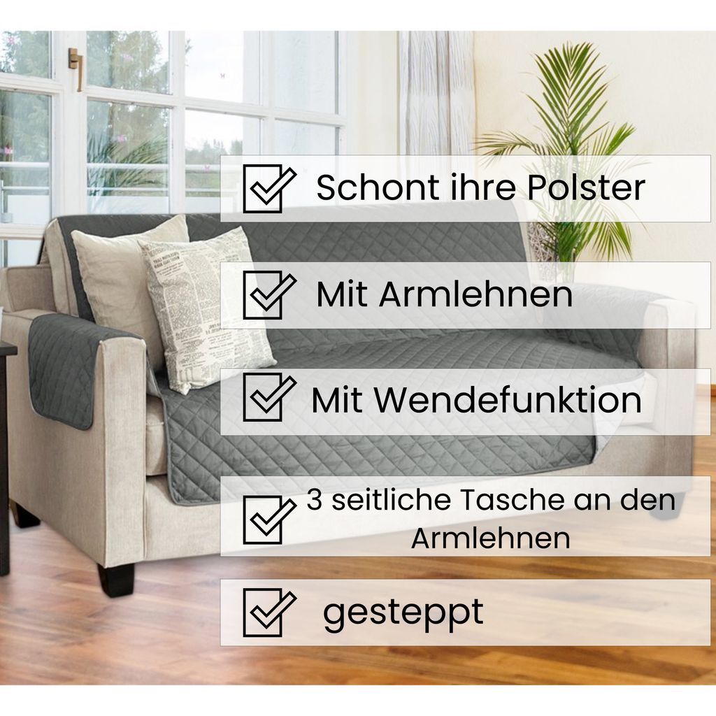 Duck Covers Sofaüberwurf 254x178 Cm – Wasserabweisend & Schützt Deine Terrassenmöbel