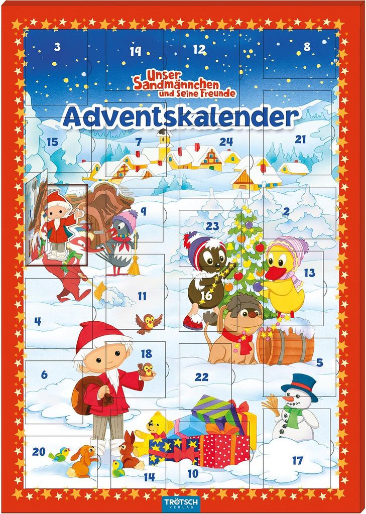 Trötsch Unser Sandmännchen Magnet-Adventskalender Produktbild 