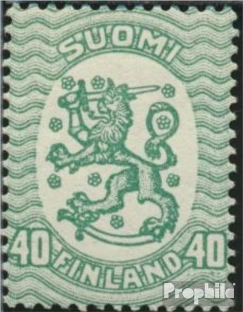 Briefmarken Finnland 1917 Mi 80B II postfrisch Freimarken: Wappen