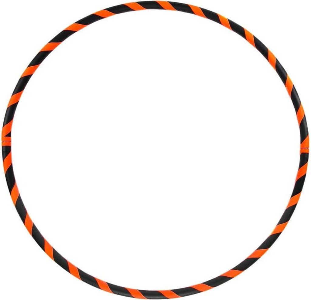 Faltbarer Anfänger Hula Hoop Reifen, Neon-Orange Ø105cm