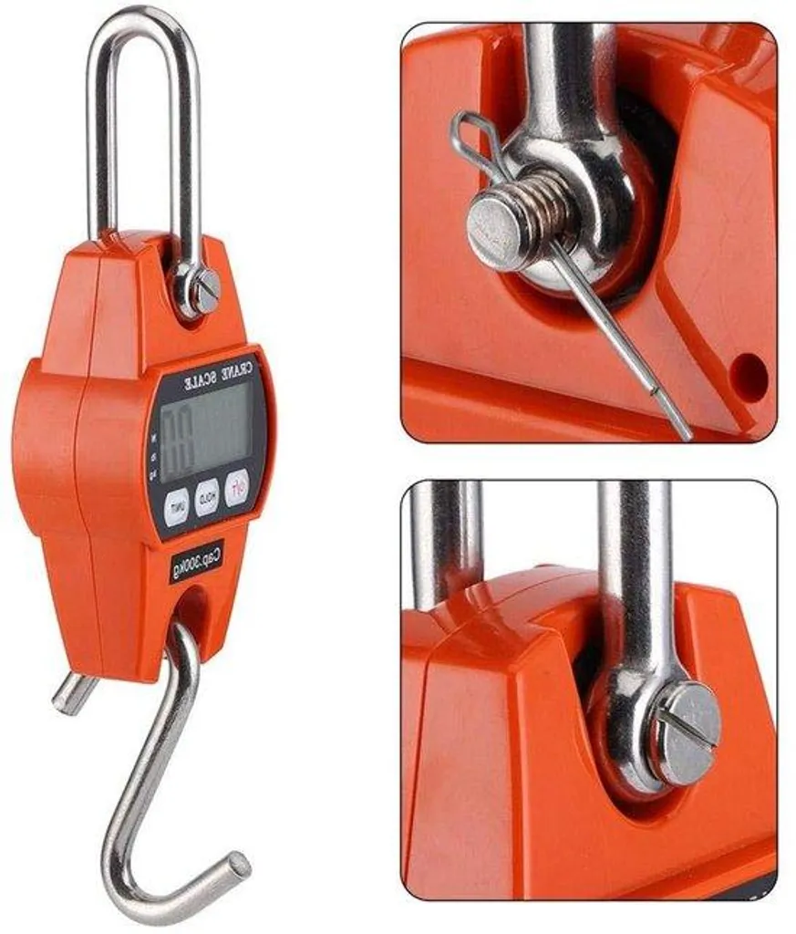 Balance robuste 300kg / 600lb haute précision en acier avec écran LCD