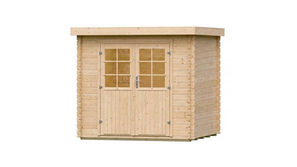 Gartenhaus weka Malvin 18 mm inkl. Fußboden Außenmaß B x T  Produktbild 