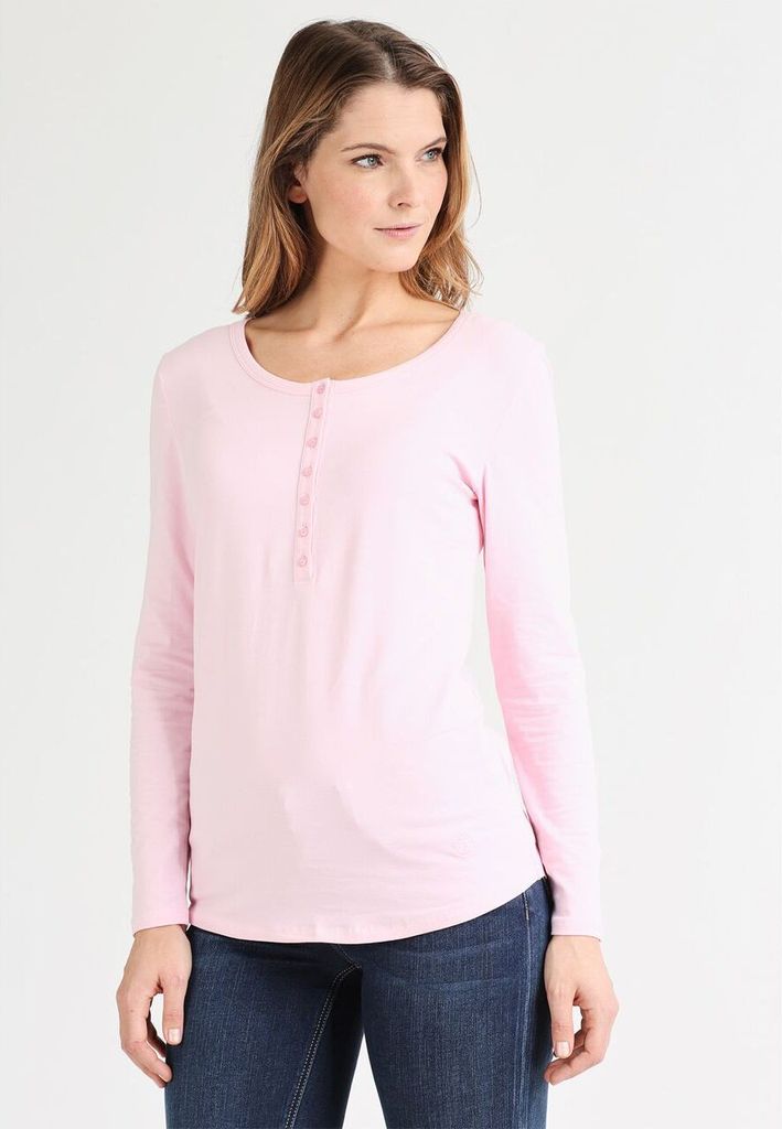 GIN TONIC Damen Langarm Shirt mit Knopfleiste, Größe:M, Produktbild 
