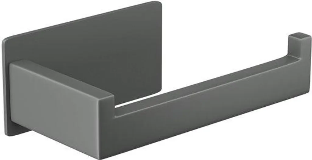 Dévidoir Papier Toilette Inox Gris sans Perçage Fixation Forte Adhésive