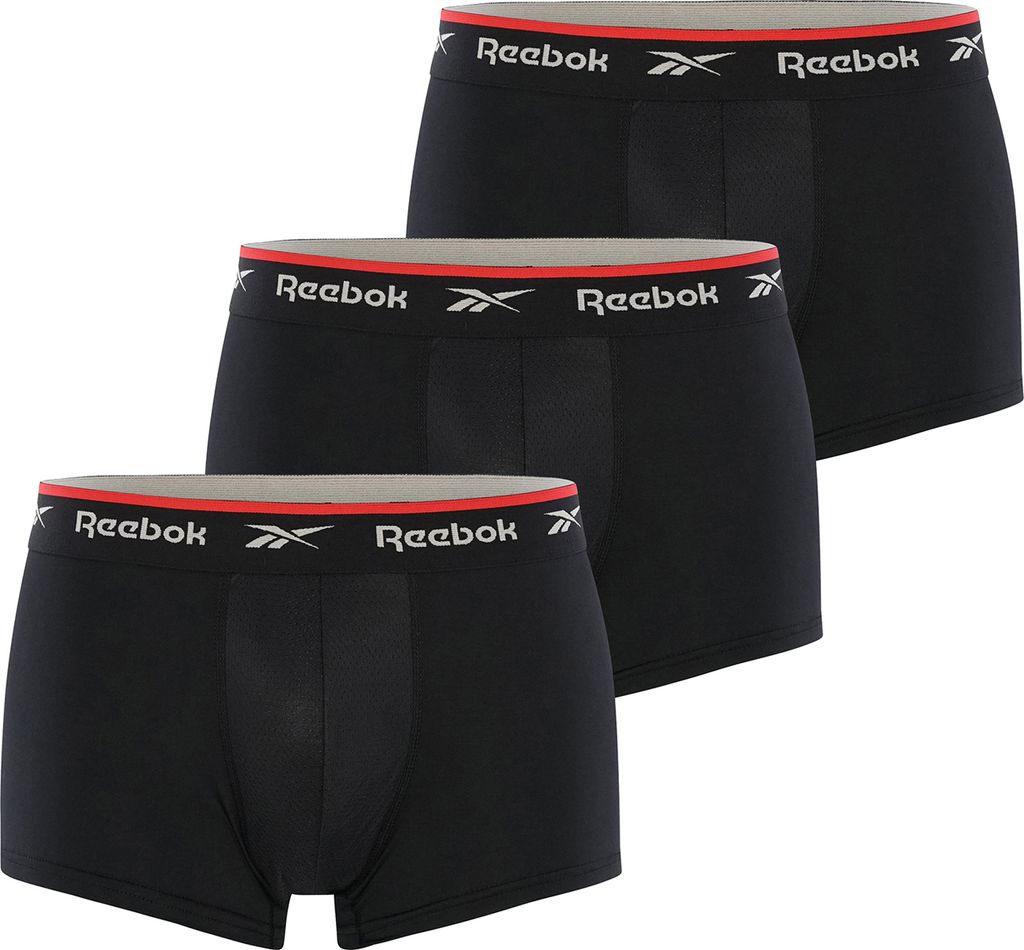 Reebok Men ́s Short Sports Trunk - Redgrave (3 Pair Pack)