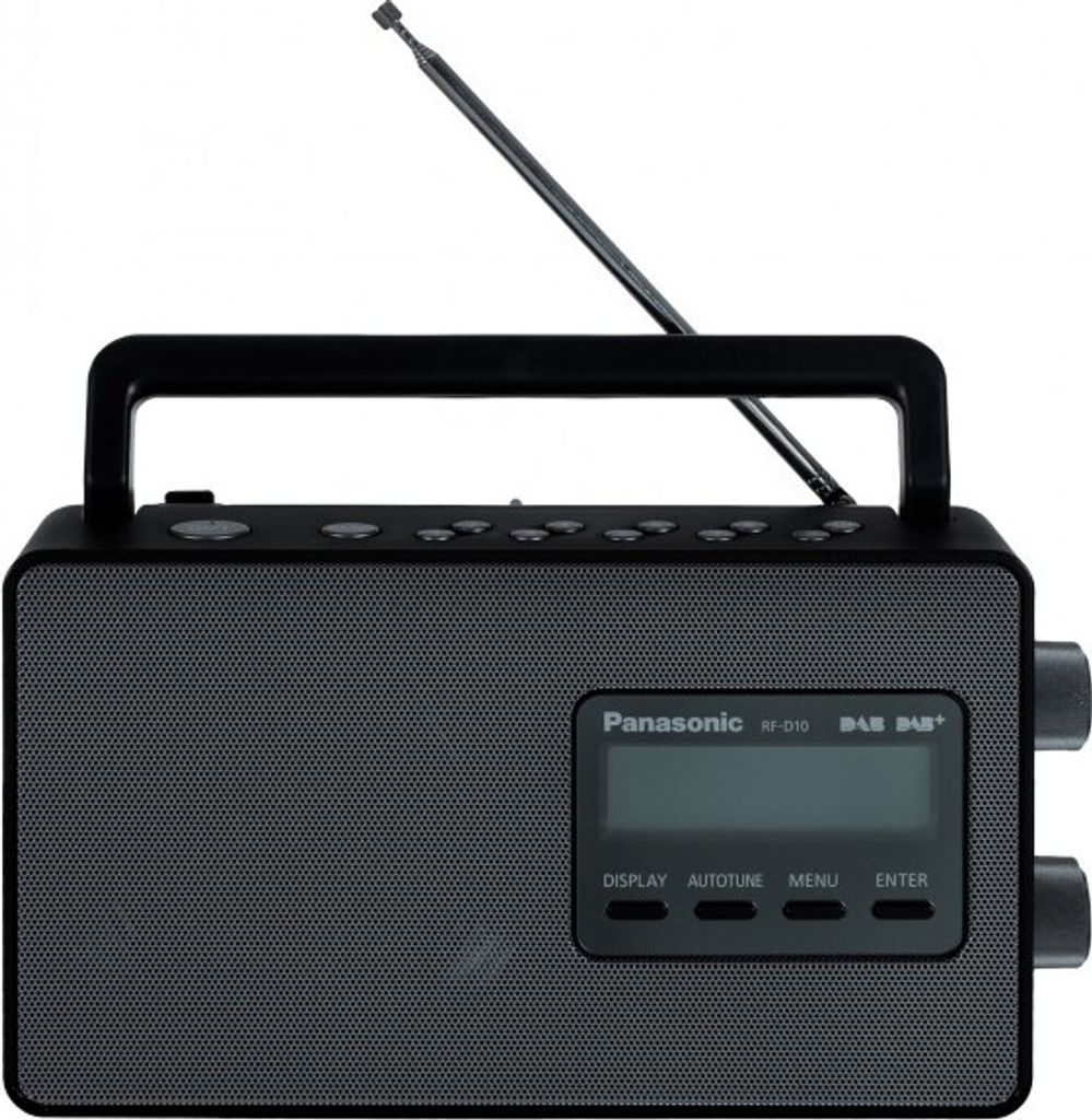 Panasonic RF-D10EG-K Radio DAB+ Schwarz / Grau Produktbild 