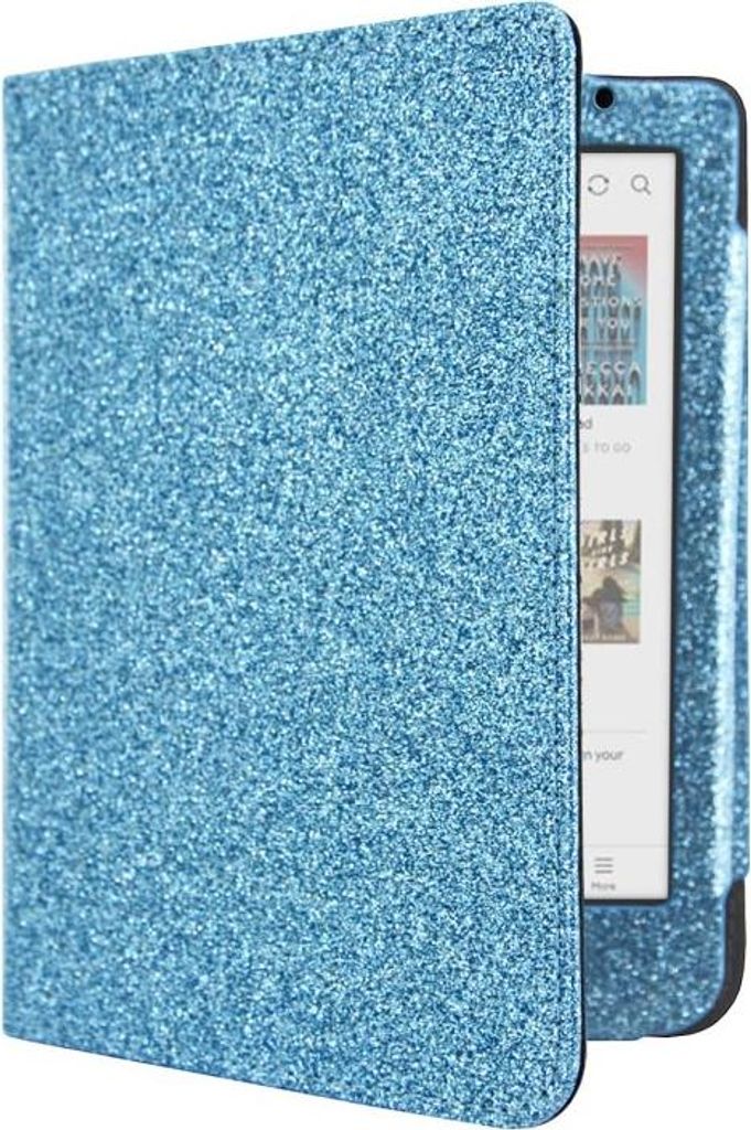 Dutch Shield - Luxe Case Hülle für das Tolino Shine Color Ebook - Klapphülle Ereader Schutzhülle Cover Blau