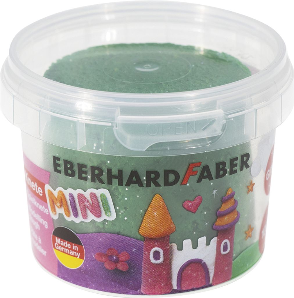 EBERHARD FABER Spielknete Glitzer grün-glitzer 100 g Dose