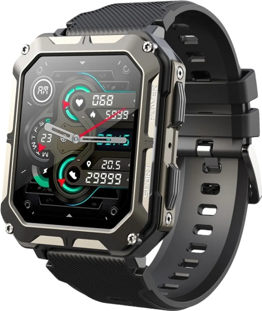 Rubicon RNCF27 NERO Smartwatch: Monitoraggio SpO2 e 100+ Sport - 1
