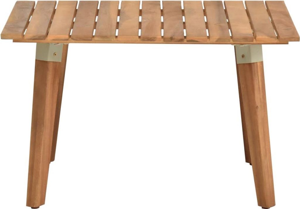 vidaXL Garten-Couchtisch 60x60x36 cm Massivholz Akazie