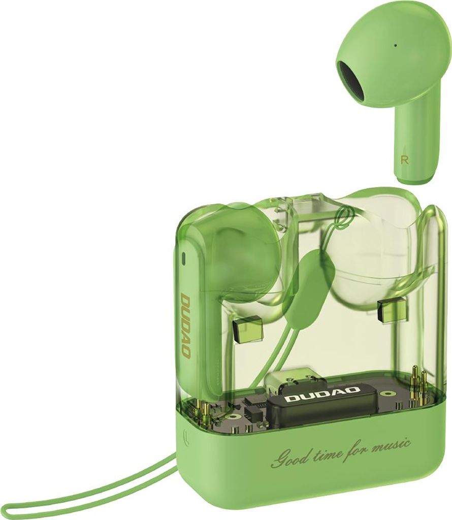 Kabellose TWS-Kopfhörer Dudao U18Pro Bluetooth 5.3 - Grün