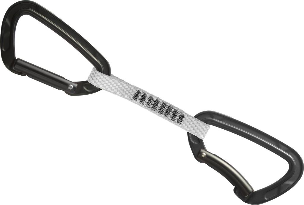 STUBAI Rock Clip 3.0 Express-Set | leichtes Kletterset mit ANTISLIDE-Schlinge 100 mm | Karabiner eloxiert, Bruchlast 24/8/8 kN | Clip-Unterstützun...