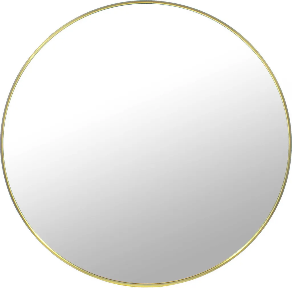 Specchio di Lusso Rotondo 40 cm Oro VBChome: Riflessi di Classe per Interni