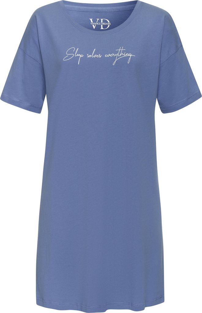 Vivance Dreams Nachthemd hellblau Größe 32/34
