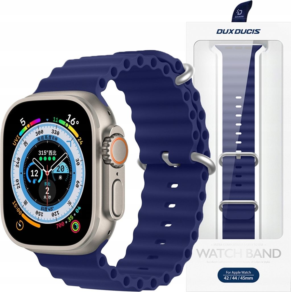 Dux Ducis Armband Opsdks Für Uhr 8/7/6/5/4/3/2/Se (41/40/38Mm) Marineblau
