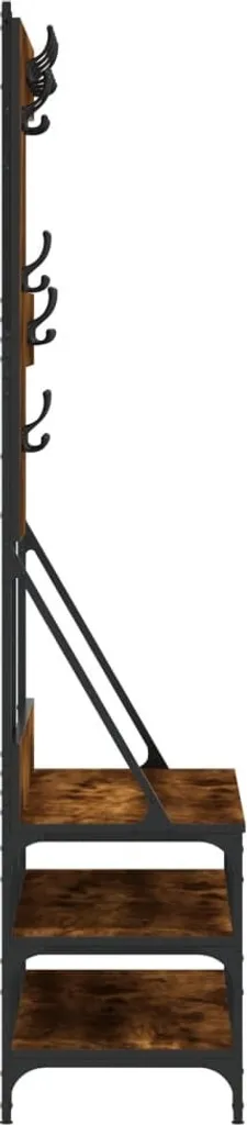 Scrivania Rovere Fumo 139x139x75 cm in Legno Multistrato