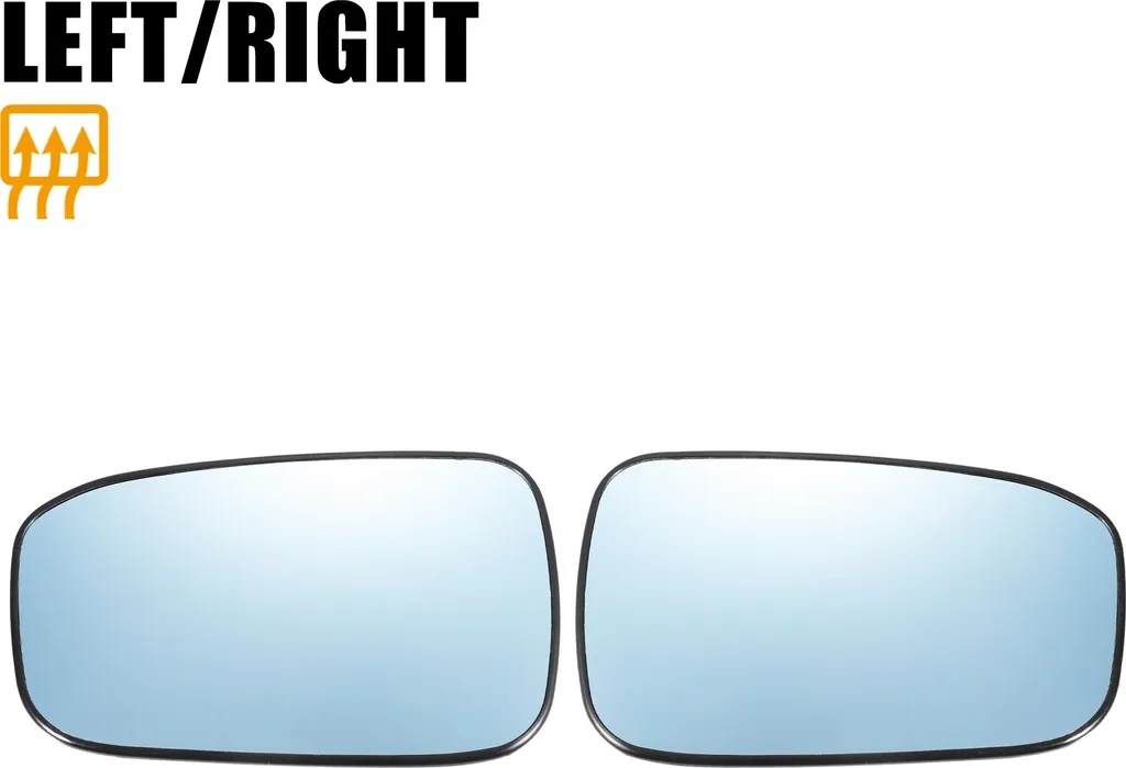 Verre de Rétroviseur Chauffant Bleu pour Honda Accord 2003-2007 (Paire)