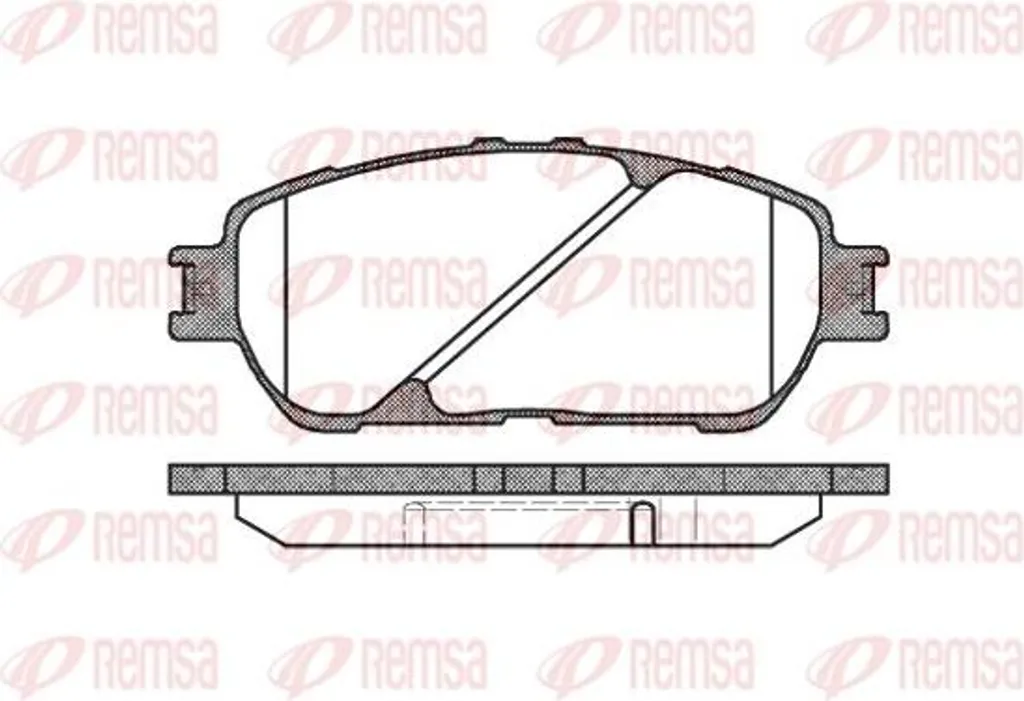Plaquettes de frein pour Toyota Camry et Previa idéales trajets route
