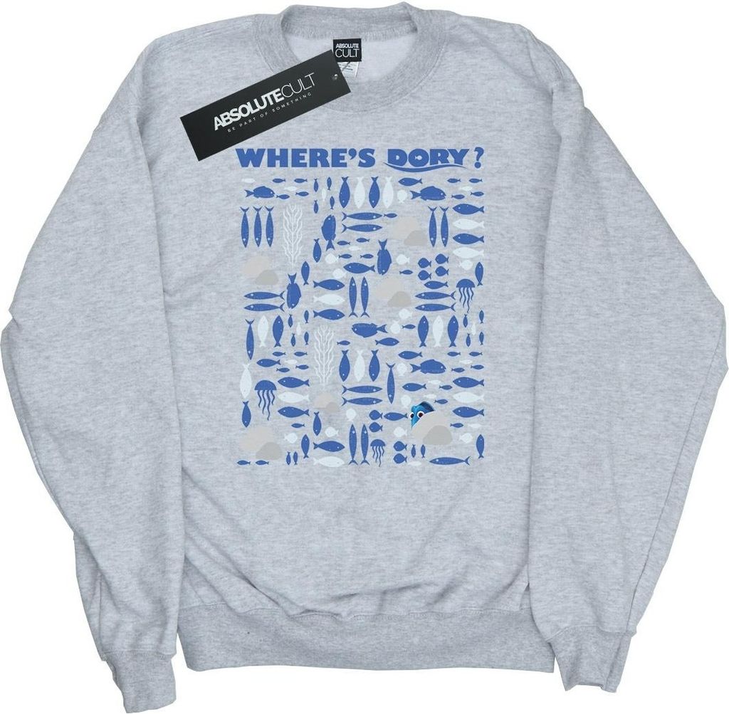 Disney - "Finding Dory Where's Dory?" Sweatshirt für Herren BI23340 (3XL) (Grau)