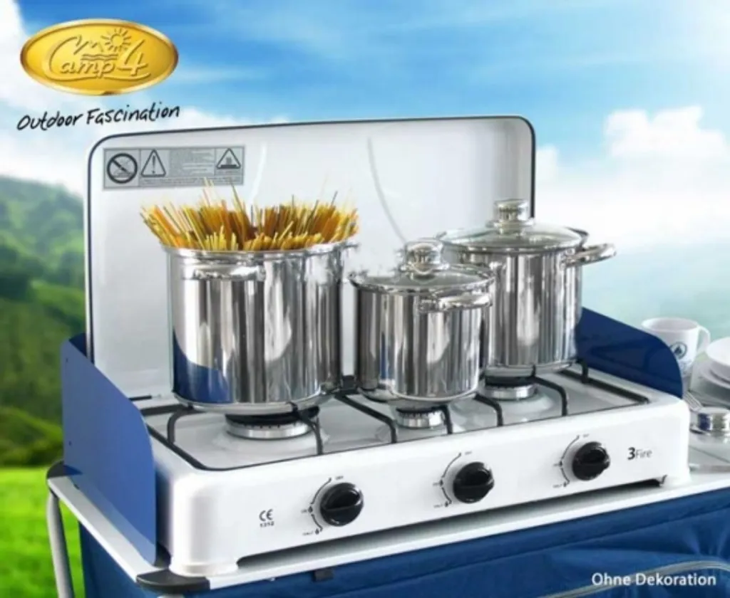 Set Pentole Camp4 Acciaio Inox 6 Pezzi - Batteria Campeggio Professionale - 6