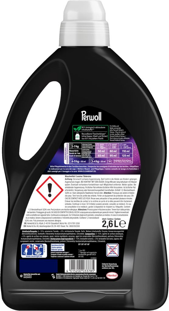 Perwoll Renew Black Waschmittel (52 Waschladungen)