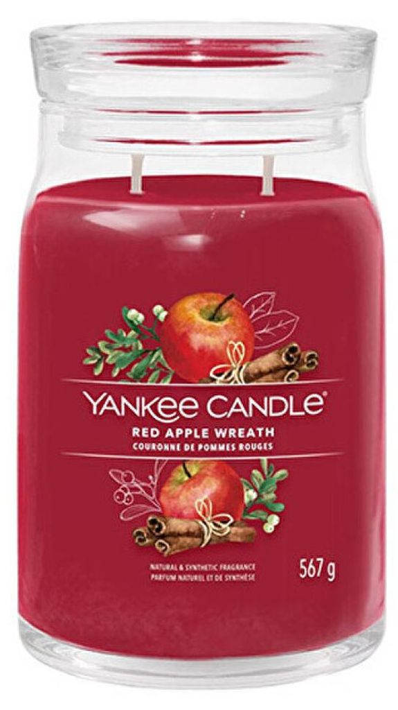 Yankee Candle Signature Duftkerze Red Apple Wreath 567 g Produktbild 
