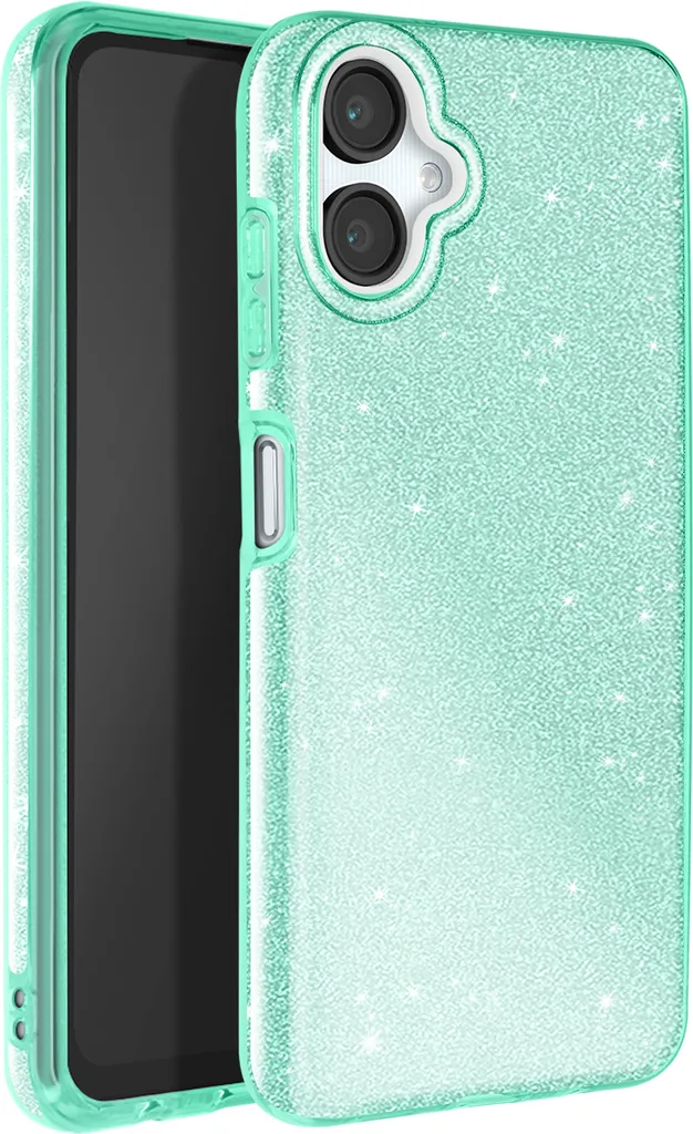 Custodia Samsung A06 Verde Glitter Avizar - Resistente e Bellissima