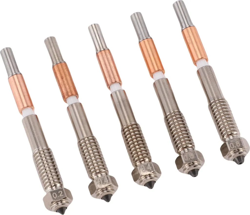 Buse d'Extrusion pour Imprimante 3D QIDI Plus4, Lot de 5 Pièces Pro - 3