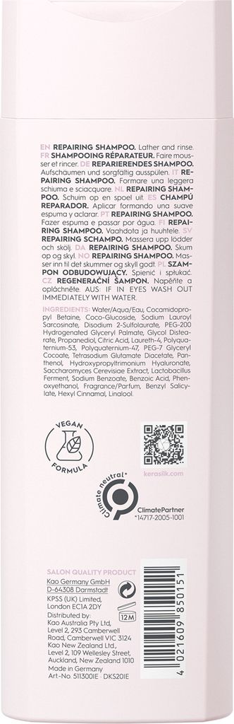 Kerasilk Reparierendes Shampoo 250 ml Produktbild 3