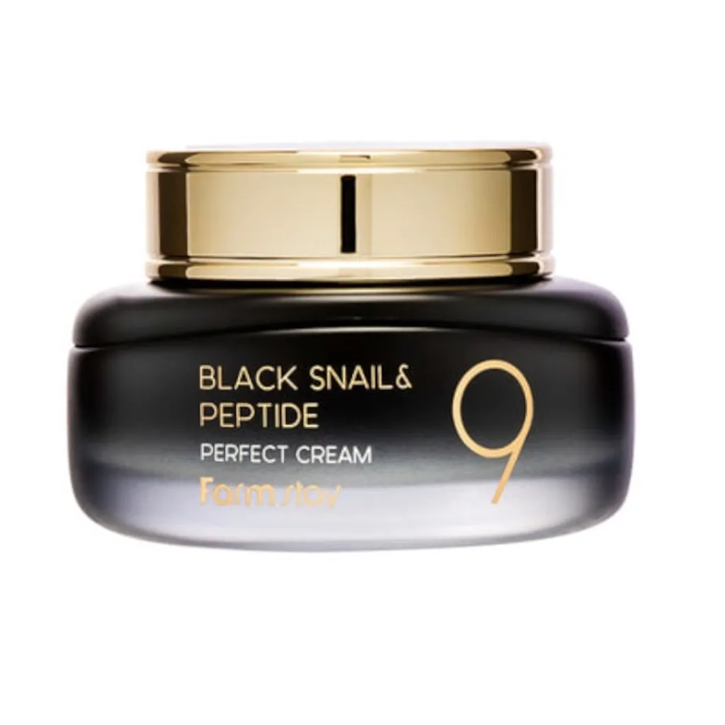 Soin Visage Liftant FarmStay Black Snail & Peptide9 pour Peaux Matures