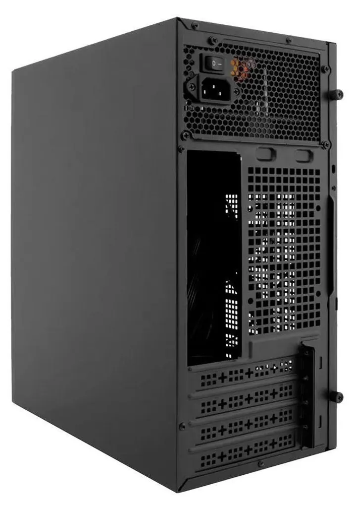 Boîtier PC Coolbox M440 Noir avec Connectique Façade et Design ATX