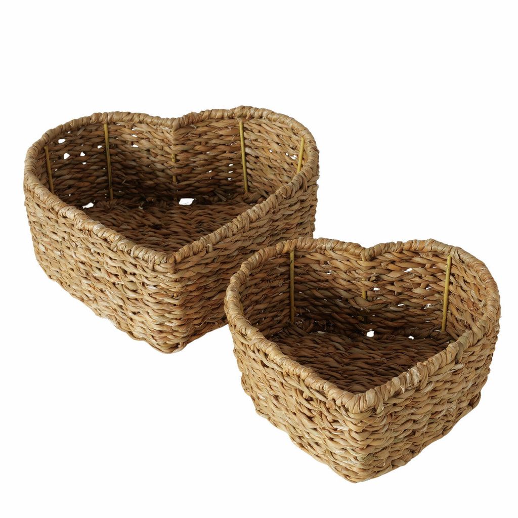 Dekorative Herz-Körbe LOVE, 2er-Set