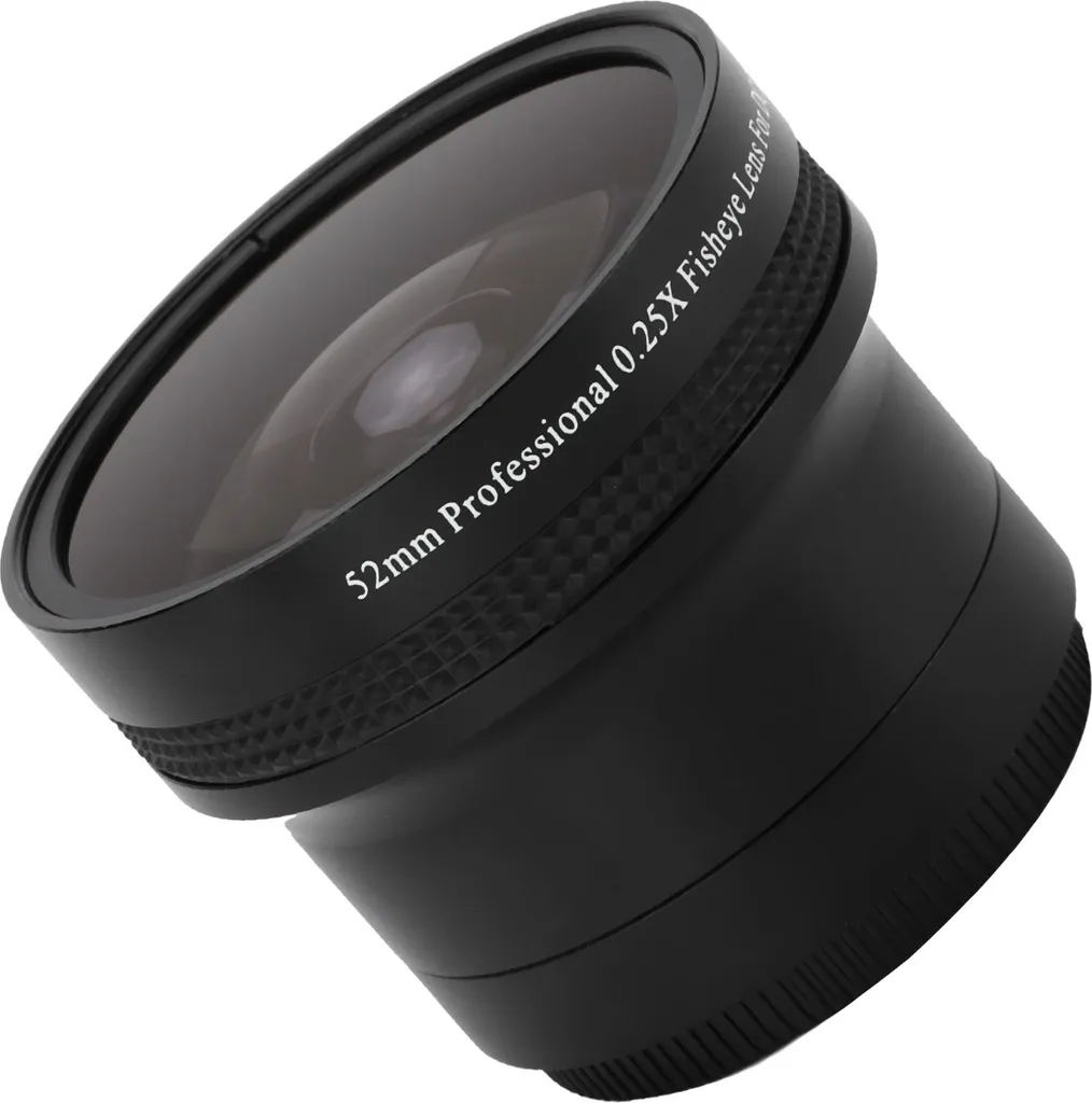 OFFERTA Obiettivo Fisheye 52mm 0.25x + Macro per Canon Nikon SLR