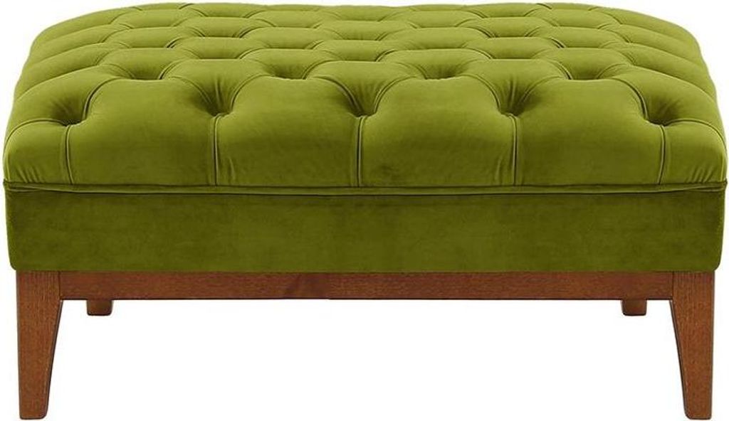 Polsterhocker Chesterfield Modern Wood-Velluto 9-aveo