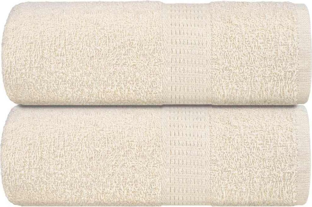 Design Seiftücher 2 Stk. Creme 30x30 cm 360 g/m² 100% Baumwolle, Duschtücher 2024 Neu