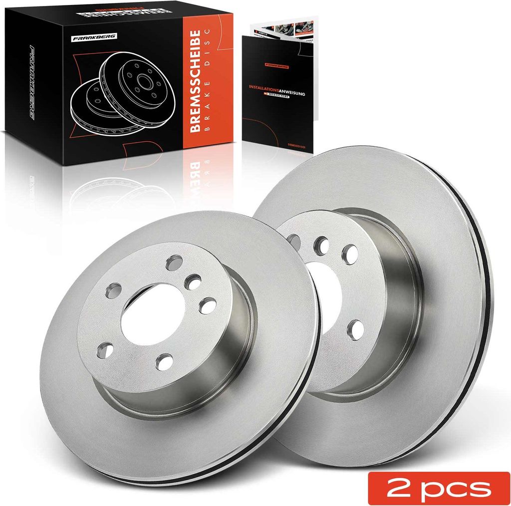 Frankberg 2x Bremsscheibe Vorderachse Links Rechts für BMW 3er G20 G28 G80 G21 G81 316d 318d Bj ab 2019