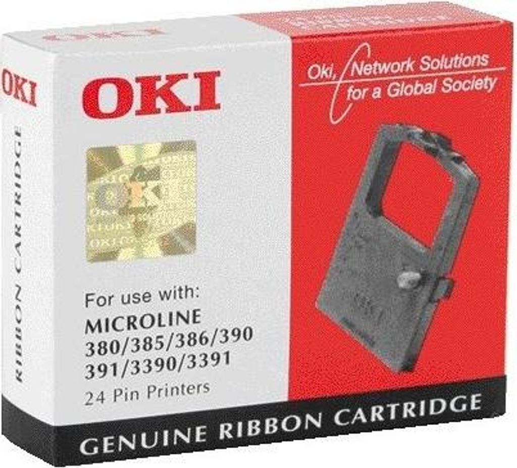 OKI Microline 380 390 391 3390 3391 Tintenband schwarz Image du produit 