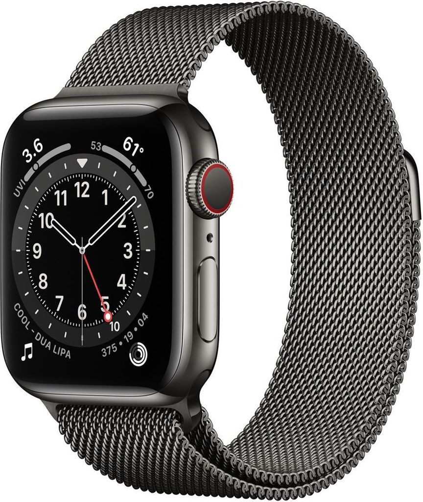 Apple Watch Series 6 GPS + Cellular, 40mm Graphite Produktbild 