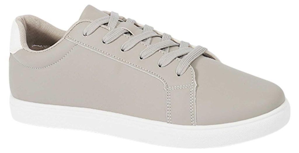 Brave Soul - Sneaker für Herren, PU, Zum Schnüren WH446 (43 EU) (Grau)