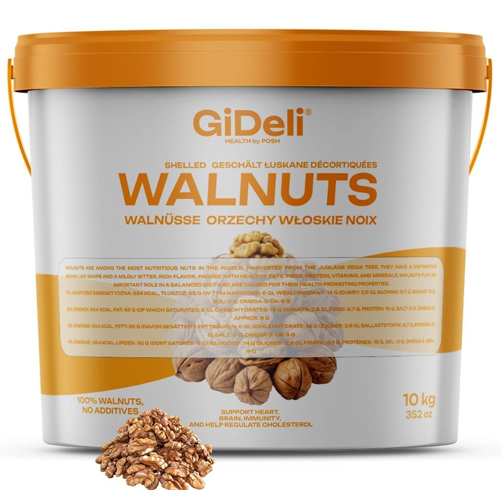 Noci 10 kg, non salate, naturali, senza guscio, con noci Immagine del prodotto 