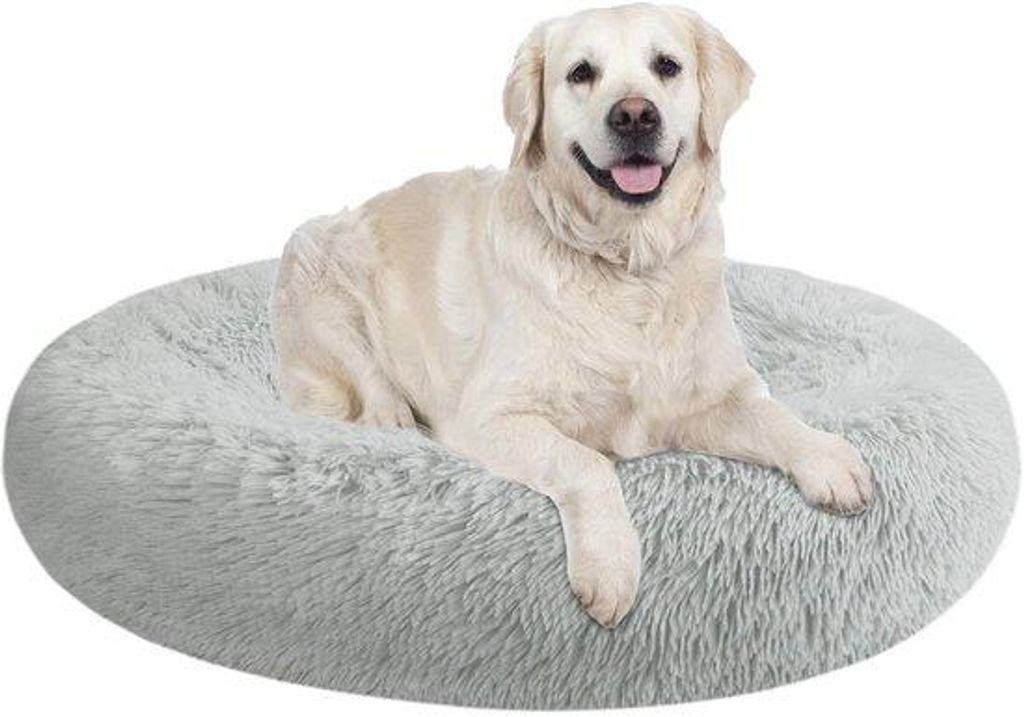 Wasbares Rundes Hundebett 80cm weich für Hunde