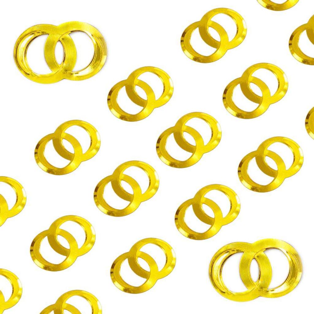 Oblique Unique Konfetti Doppelringe Ringe Streudeko Produktbild 